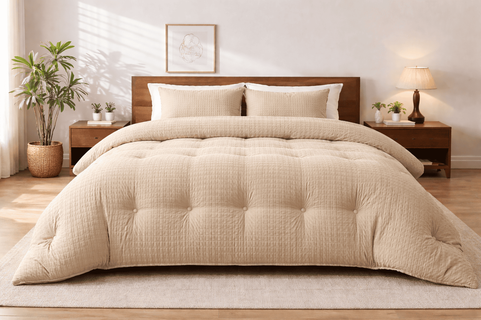 Waffle Comforter Set