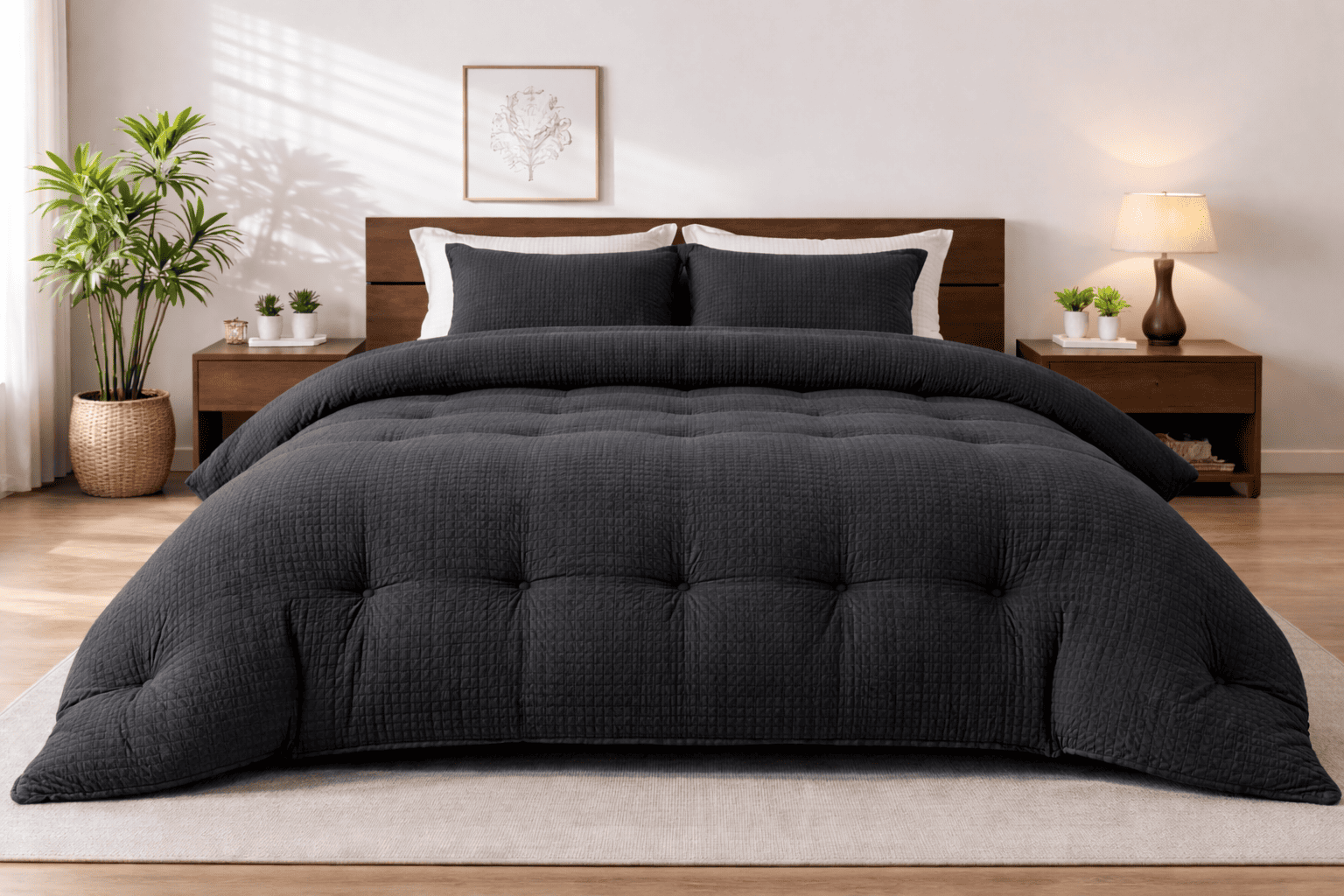 Waffle Comforter Set