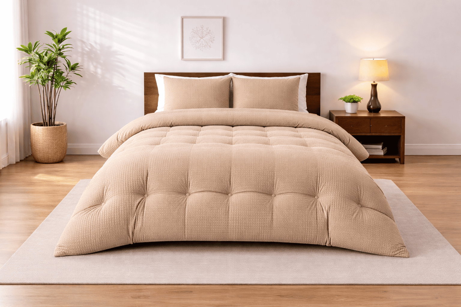 Waffle Comforter Set