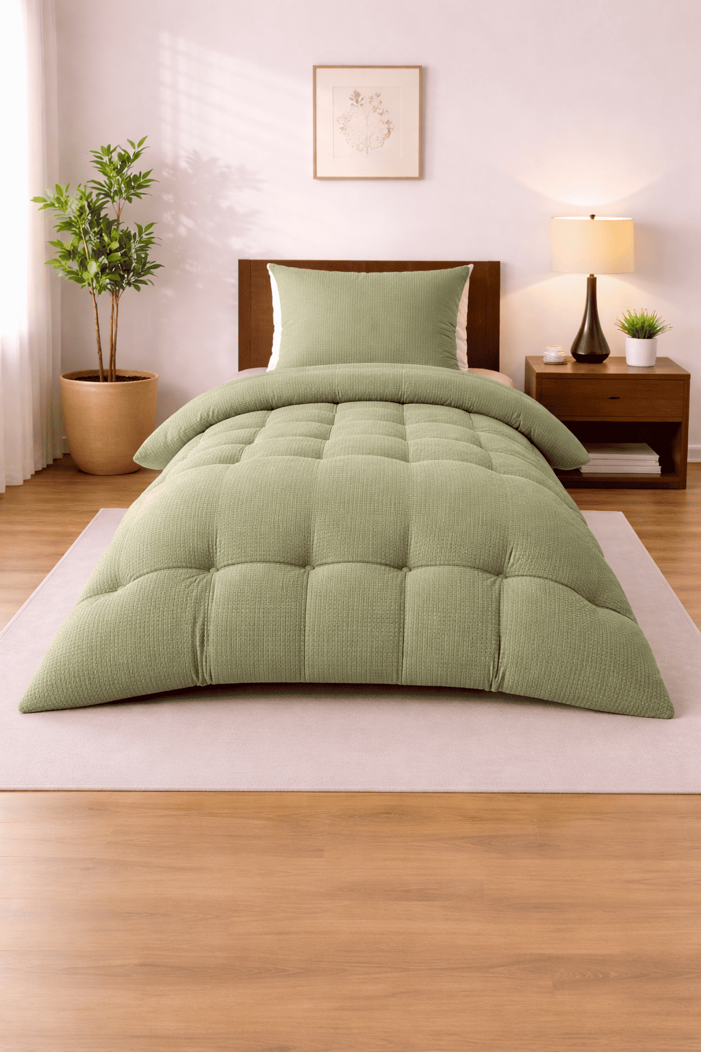 Waffle Comforter Set