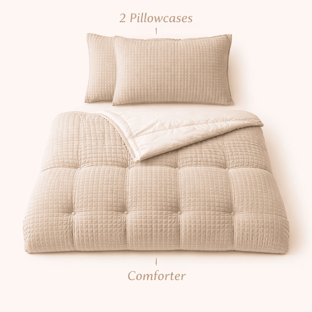 Waffle Comforter Set