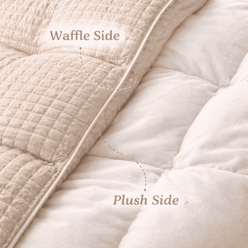 Waffle Comforter Set