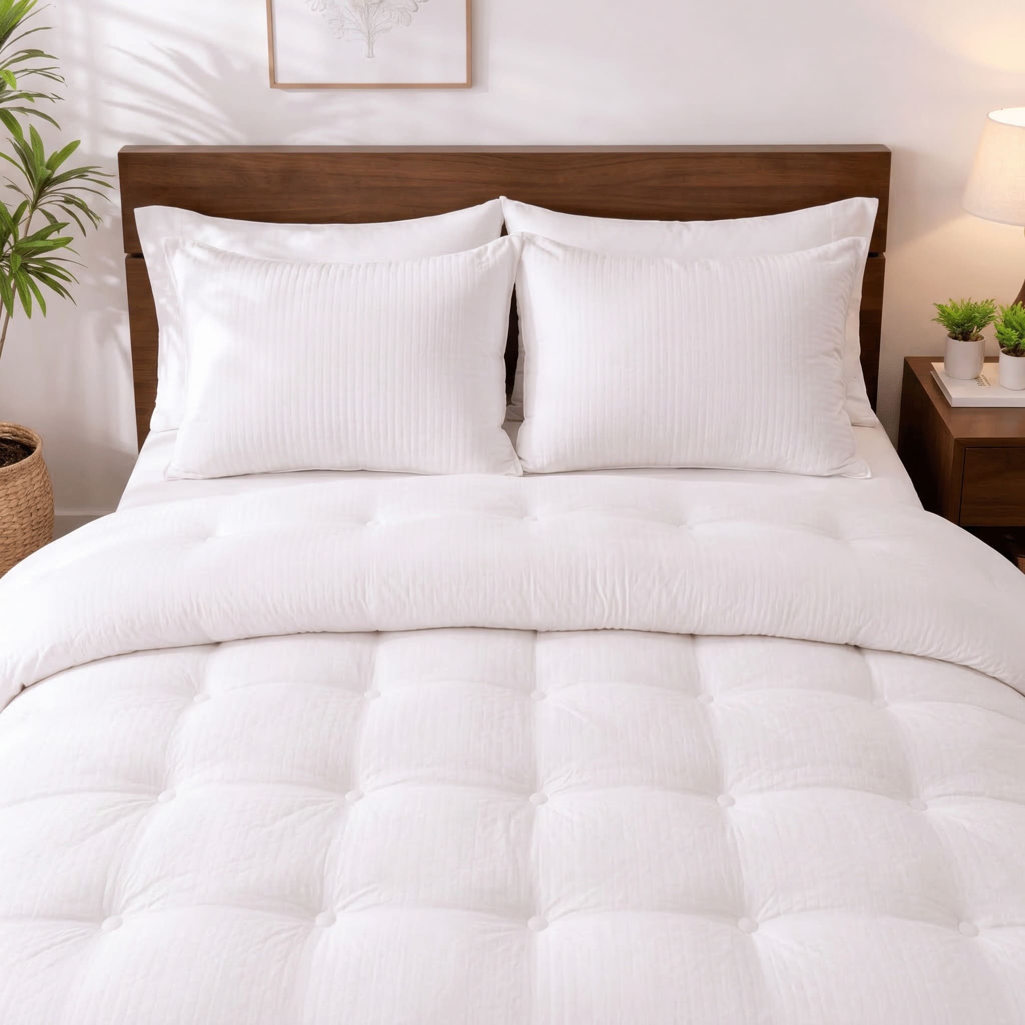 Waffle Comforter Set