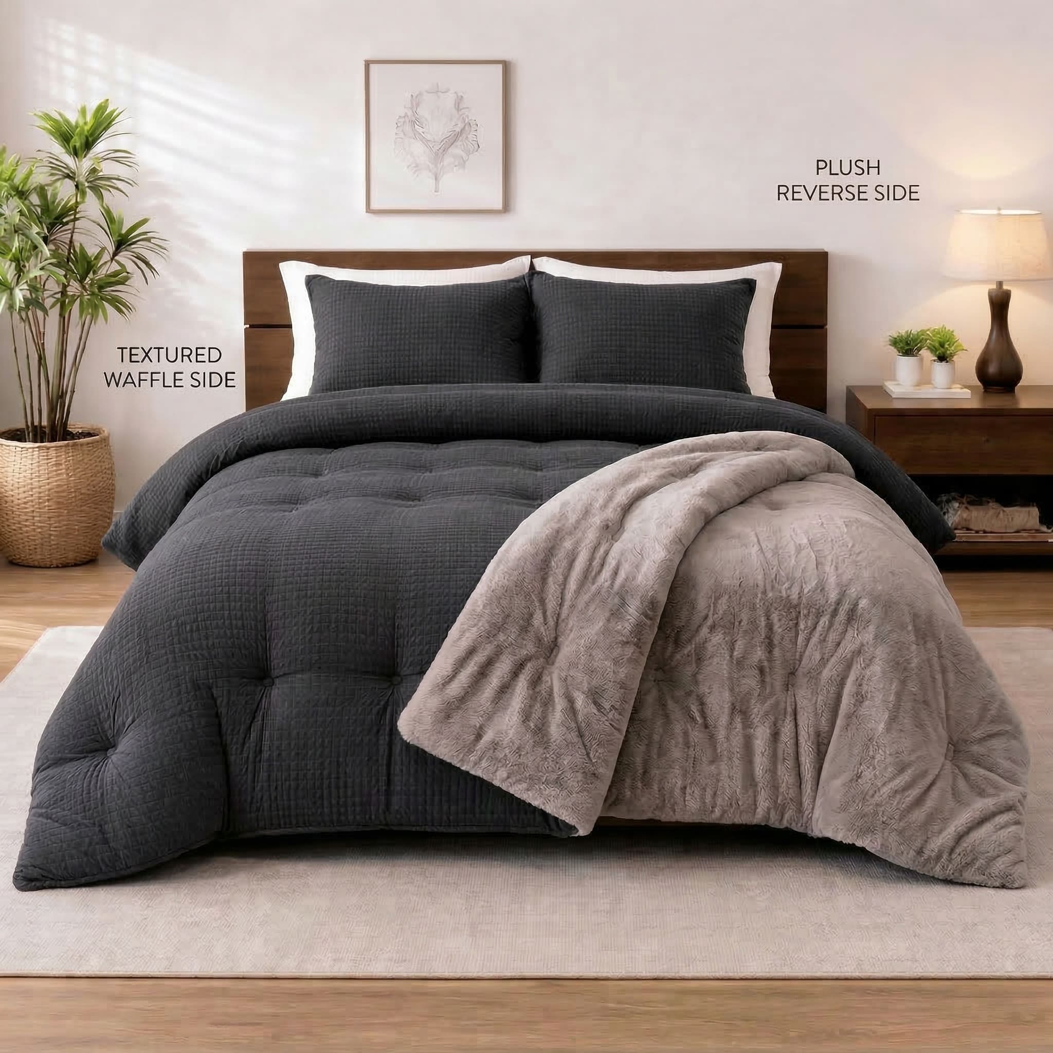 Waffle Comforter Set